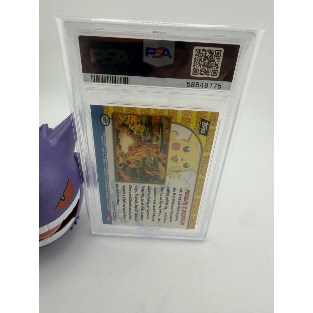 1999 TOPPS POKEMON THE MOVIE EDT #42 MOVIE EDITION PIKACHU'S VACATION - Picture 7 of 9